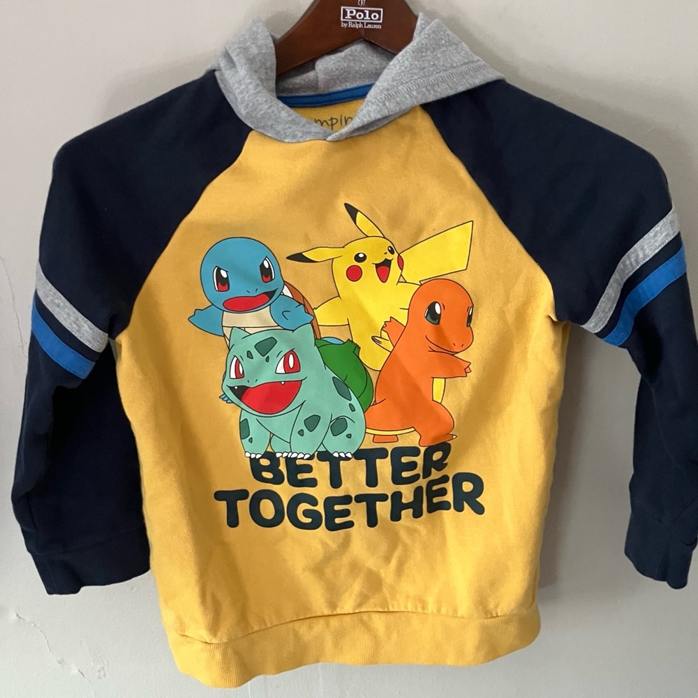 Jumping Beans Pokémon Hoodie (boys size 7). Excellent condition